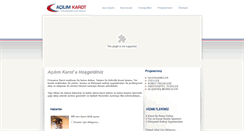 Desktop Screenshot of acilimkarot.com