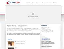Tablet Screenshot of acilimkarot.com
